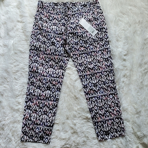 Lole Cactus Flower Sizzle print pants Sz. 10 NWT - Picture 6 of 8